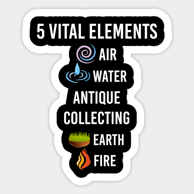 5 Elements Antique collecting Sticker by Hanh Tay